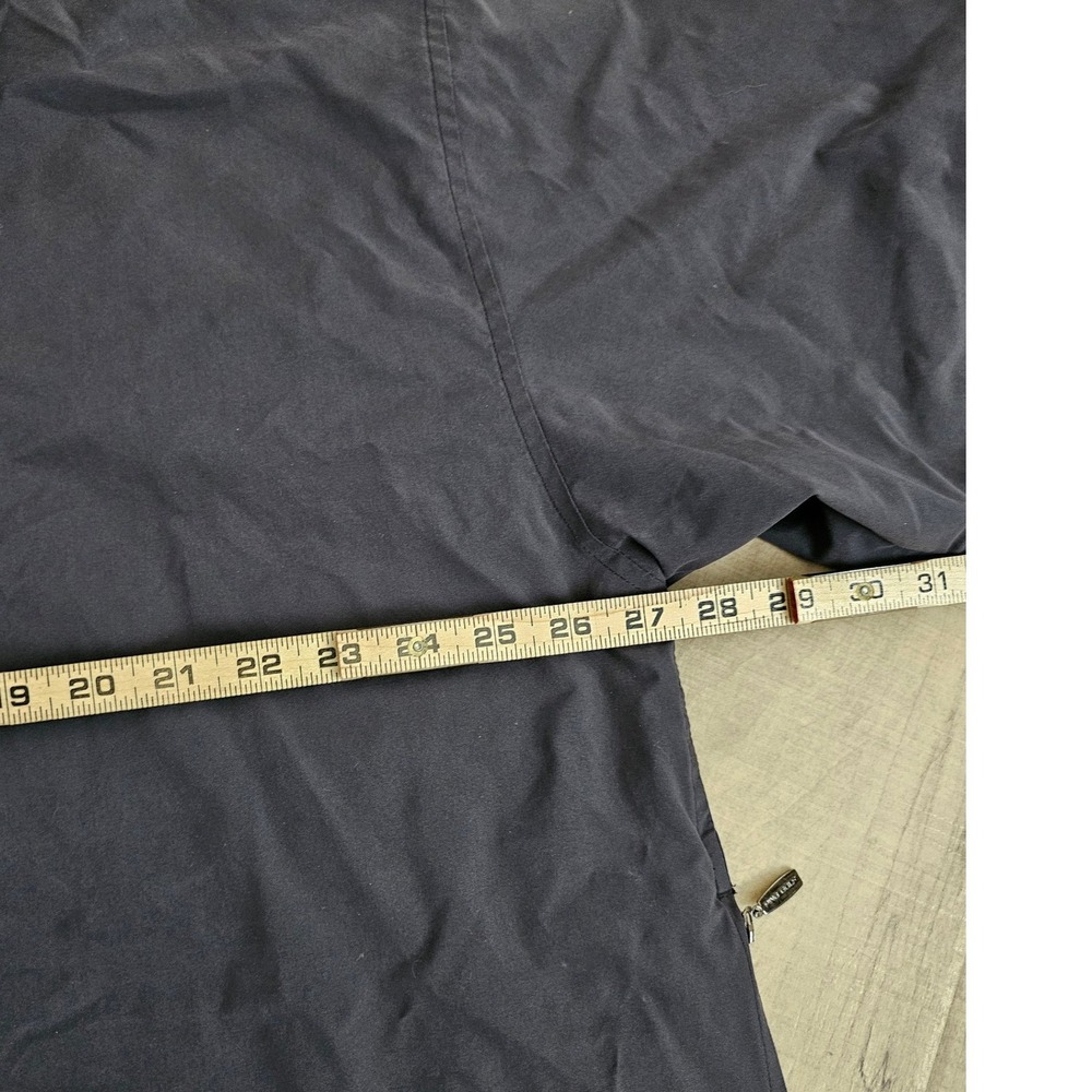 Ping Collection Mens XL Golf Windshirt Short Sleeve Pullover Black Snap Neck - Picture 3 of 8